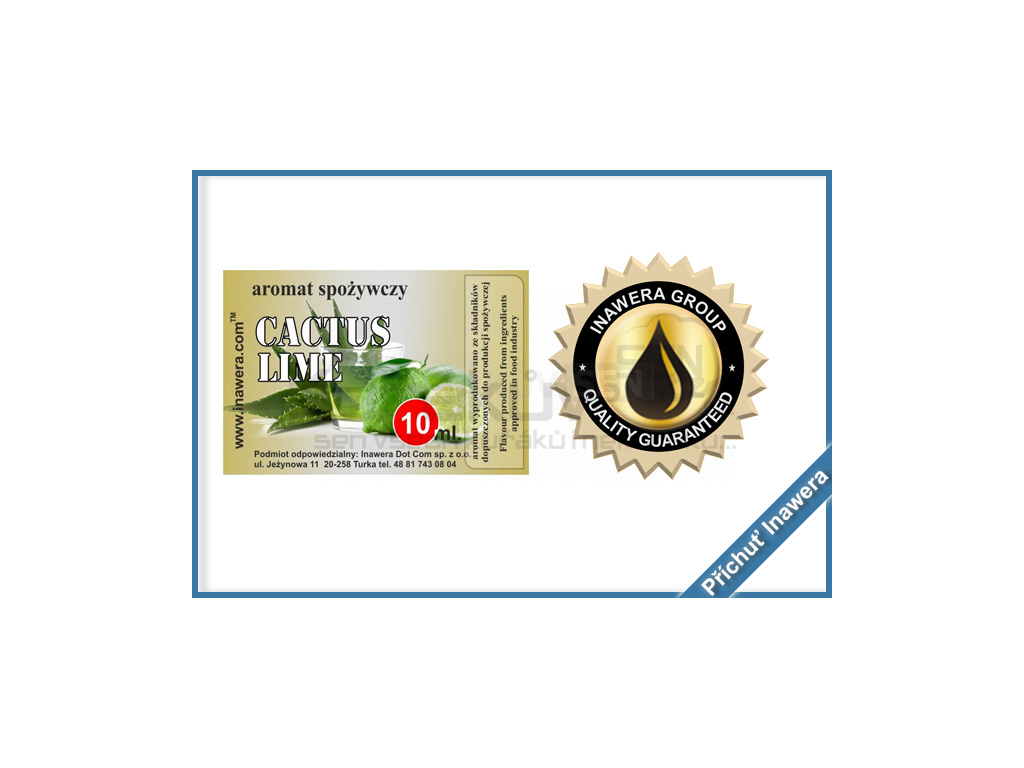 Kaktus - Lime - Inawera - příchuť 10 ml
