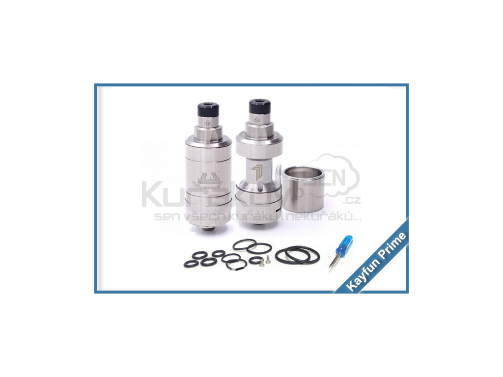 Atomizer Kayfun Prime (klon) - stříbrná