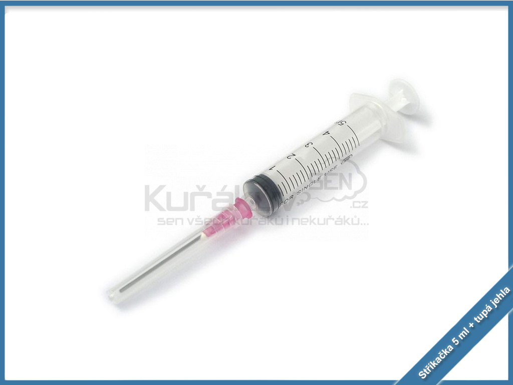 Injekční stříkačka s tupou jehlou 5 ml