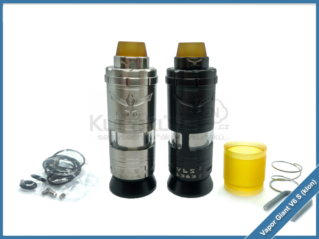 Atomizer Vapor Giant V6 S RTA (klon) - 5,5 ml