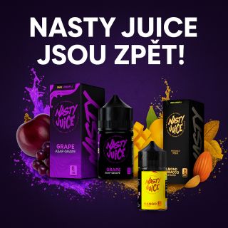📣Oblíbené příchutě Nasty Juice jsou opět skladem!🎉 A jaká je Vaše neoblíbenější? Za mě určitě Wicked Haze👇...