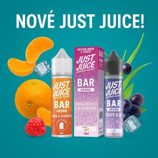 📣Nová řada příchutí Bar Range od Just Juice !🎉 Vychutnejte si jedinečné mixy inspirované sladkým ovocem z jednorázových...